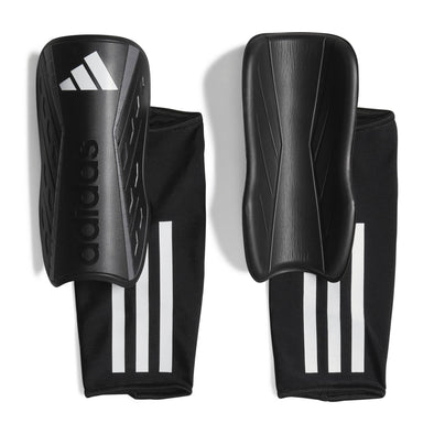 adidas Tiro League Shinguards - Black/White/Iron Metallic