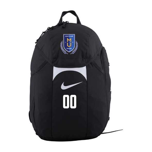 Montclair United Nike Academy Team Backpack 2.3  Black