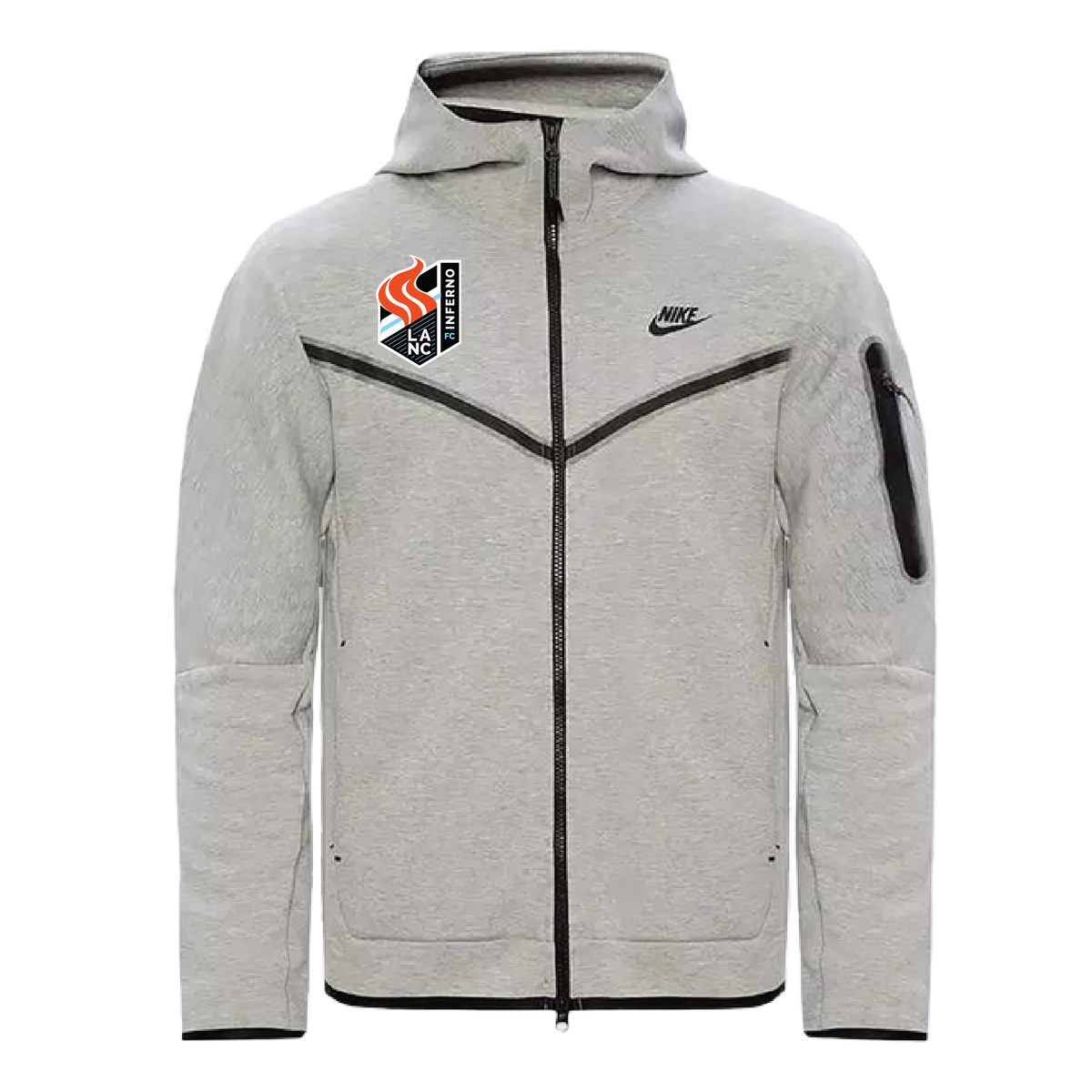 Lancaster Inferno Nike Tech Fleece FZ Windrunner Grey – Soccer
