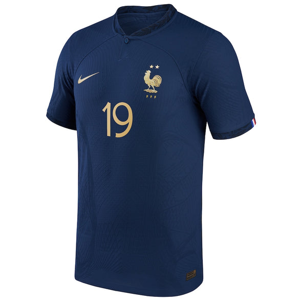 Men's Authentic Nike Benzema France Home Jersey 2022