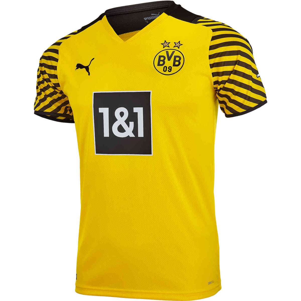 PUMA Haaland 2021 22 Borussia Dortmund REPLICA Home Jersey MENS 759036 01 Soccer Zone USA