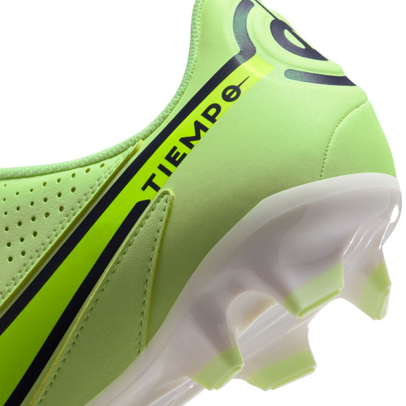 Nike Tiempo Legend 9 Academy FG/MG Firm Ground Soccer Cleat - Yellow/White/Dark Grey