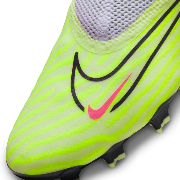Nike Phantom GX Pro DF FG Firm Ground Soccer Cleats - BarelyVolt/Grey/Grape