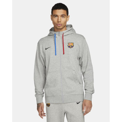 Men's Nike FC Barcelona Club Fleece Full-Zip Hoodie