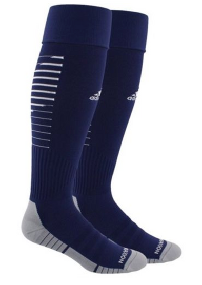 adidas Team Speed II Soccer Socks - Navy/White