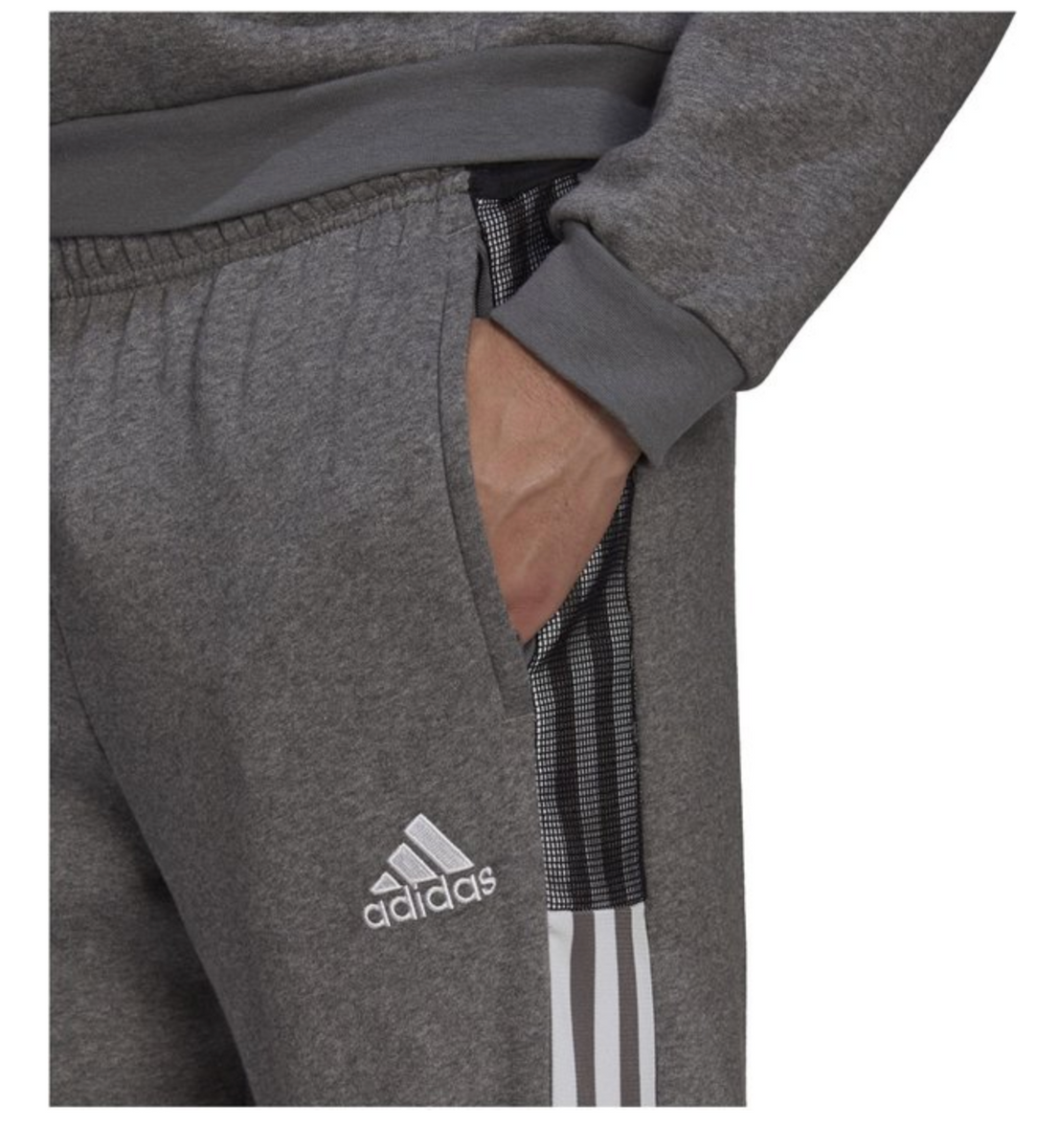 Adidas dark grey sweatpants hotsell