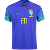 Men's Replica Nike Vini Jr. Brazil Away Jersey 2022