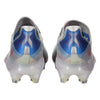 adidas X Ghosted .1 Firm Ground Cleats - Silver Metallic/Core Black/Scarlet