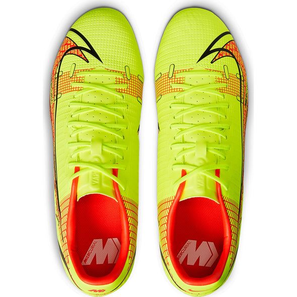 Nike Mercurial Vapor 14 Academy FG/MG Soccer Cleat -  Volt/Black/Bright Crimson