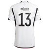 Men's Replica adidas Muller Germany Home Jersey 2022
