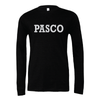 PASCO (Club Name) Bella + Canvas Long Sleeve Triblend T-Shirt Heather Black