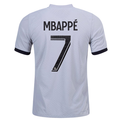 Men's Authentic Nike Mbappe Paris Saint-Germain Away Jersey 22/23 - UCL