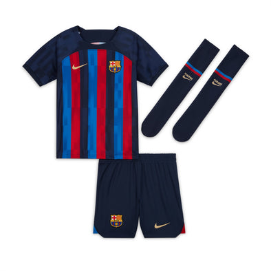 Nike Barcelona Little Boys Home Kit 22/23