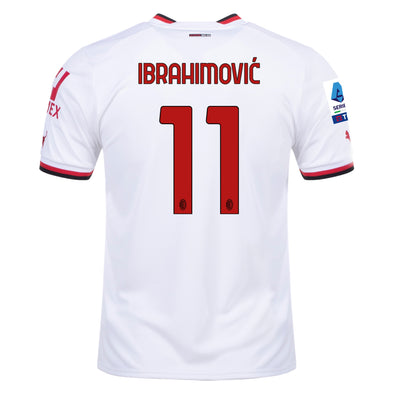 Men's Replica Puma Ibrahimovic AC Milan Away Jersey 22/23