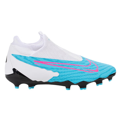 Nike Phantom GX Academy DF MG Multi Ground Soccer Cleats Blue/White/Pink/Black