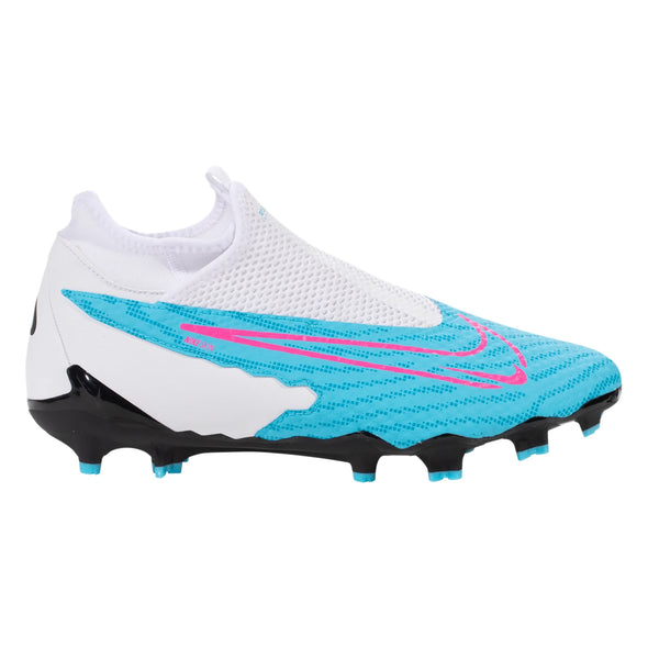 Nike Phantom GX Academy DF MG Multi Ground Soccer Cleats Blue/White/Pink/Black
