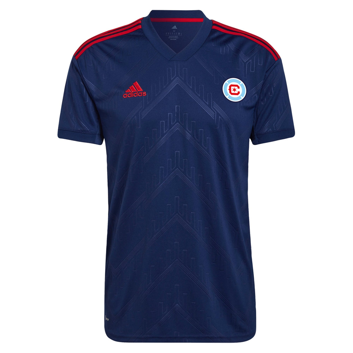 Men's Replica adidas Chicago Fire Home Jersey 2022/23 HZ9845