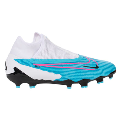 Nike Phantom GX Pro DF FG Firm Ground Soccer Cleats - Blue/Pink/White/Black