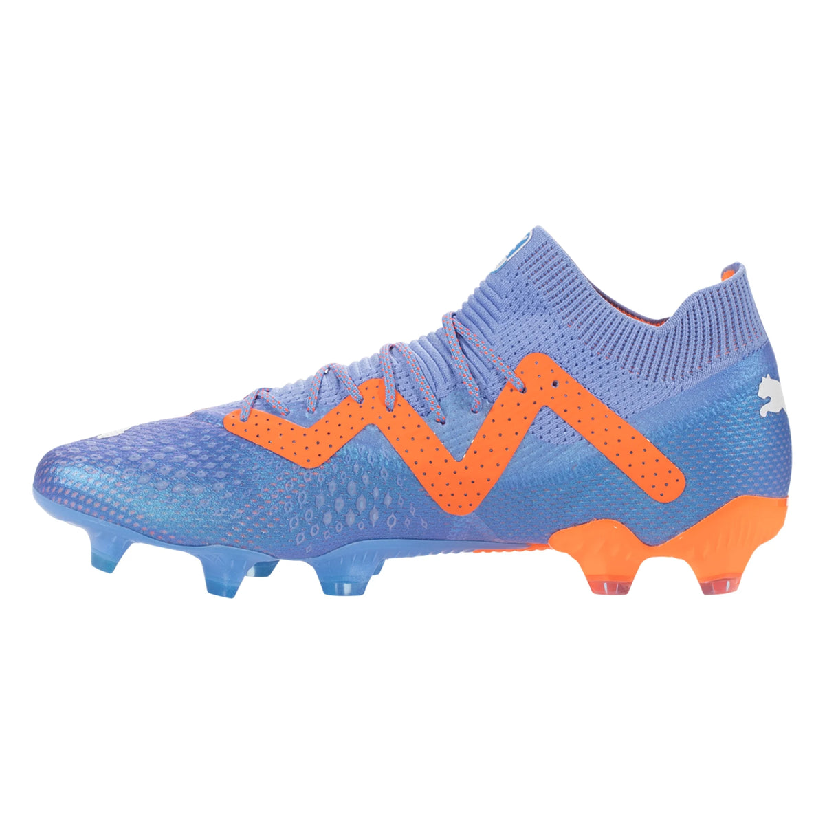 まも Puma Future Ultimate FG/AG Soccer Cleats - Blue/White/Orange
