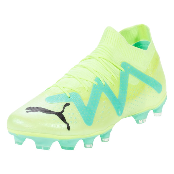 Puma Future Match FG/AG Firm Ground Soccer Cleat - Yellow/Black/Peppermint