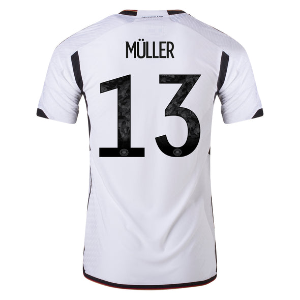Men's Authentic adidas Muller Germany Home Jersey 2022