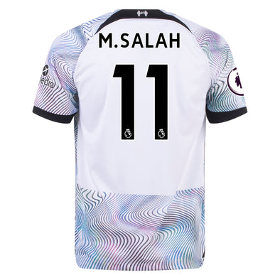 Men's Replica Nike M. Salah Liverpool Away Jersey 22/23