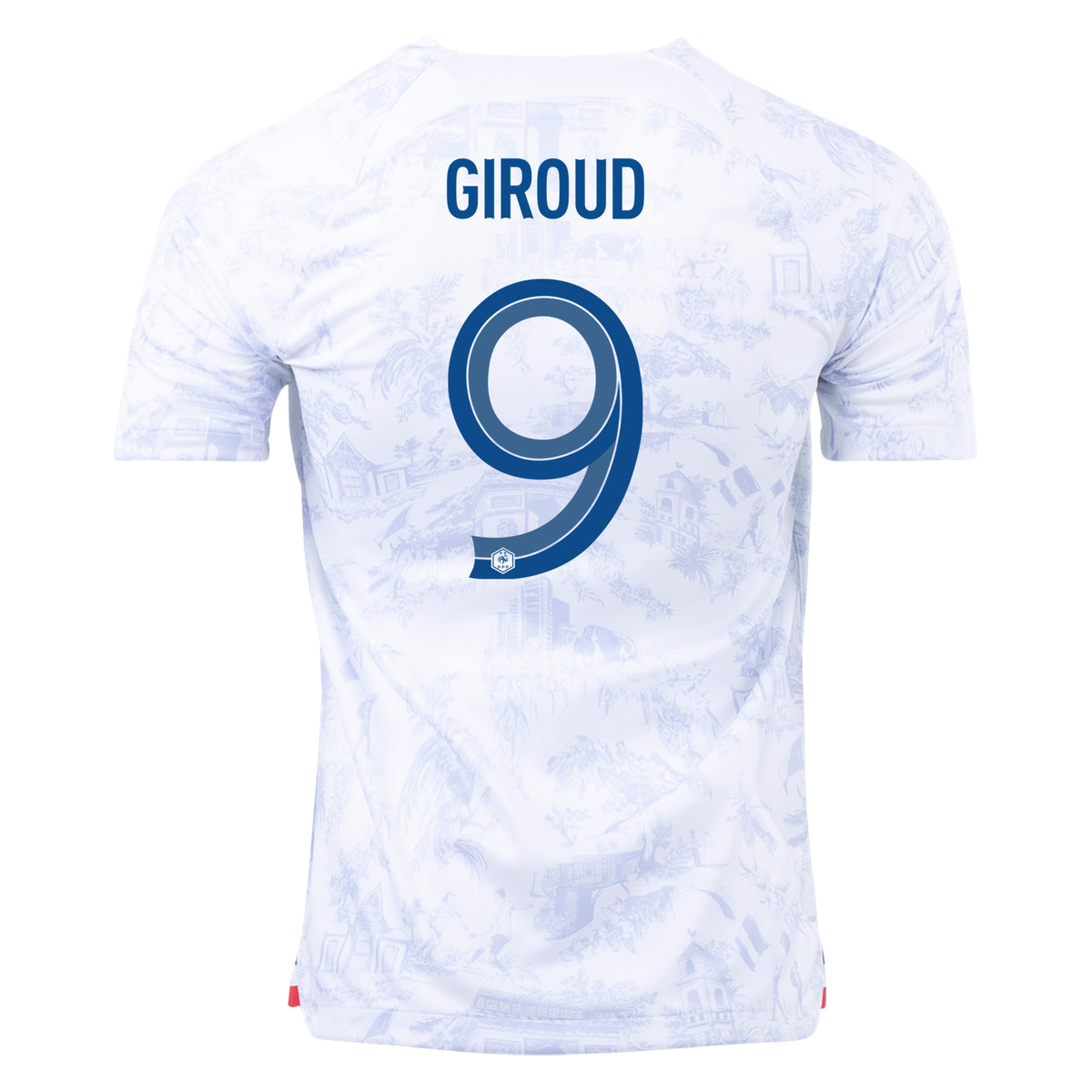 Kid's Replica Nike Giroud France Away Jersey 2022 DN0832-100