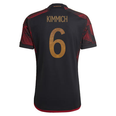 Kid's Replica adidas Kimmich Germany Away Jersey 2022
