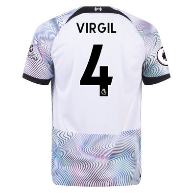 Men's Replica Nike Virgil Liverpool Away Jersey 22/23