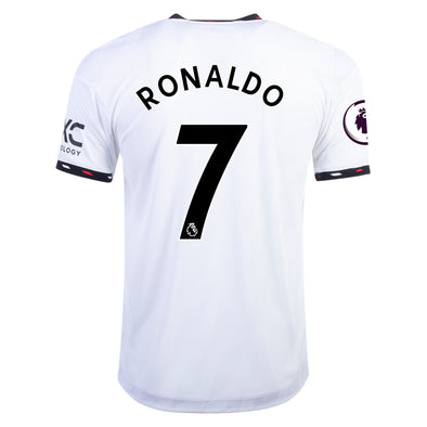 Men's Authentic adidas Ronaldo Manchester United Away Jersey 22/23