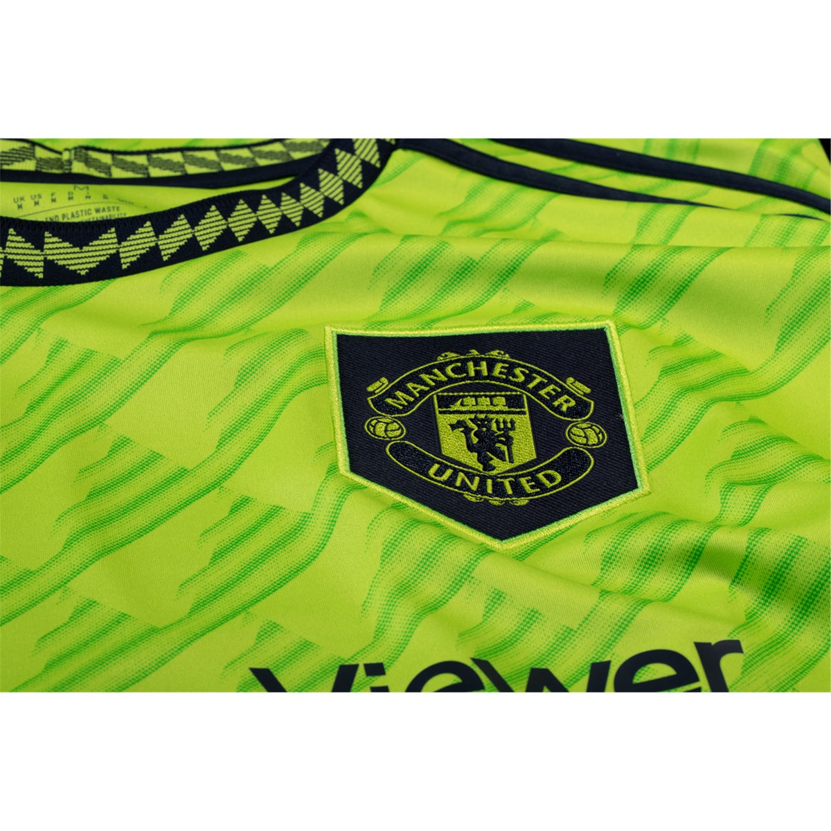 adidas Manchester United 22/23 Third Jersey - Semi Solar Slime