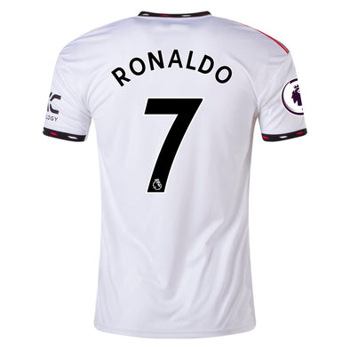 Kid's Replica adidas Ronaldo Manchester United Away Jersey 22/23