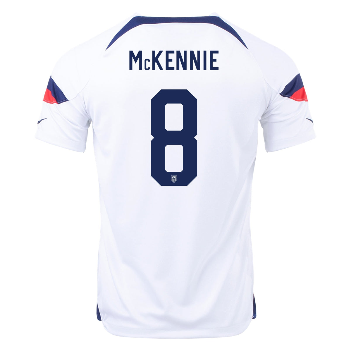Men's Replica Nike Weston McKennie USMNT Home Jersey 2022 DN0706