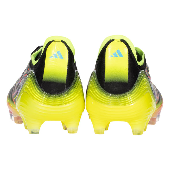 adidas Copa Sense .1 FG Firm Ground Soccer Cleat - Core Black/Bright Cyan/Team Solar Yellow
