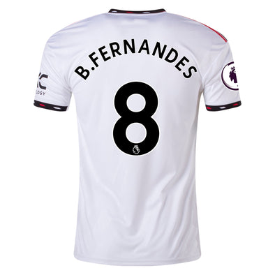 Kid's Replica adidas B. Fernandes Manchester United Away Jersey 22/23