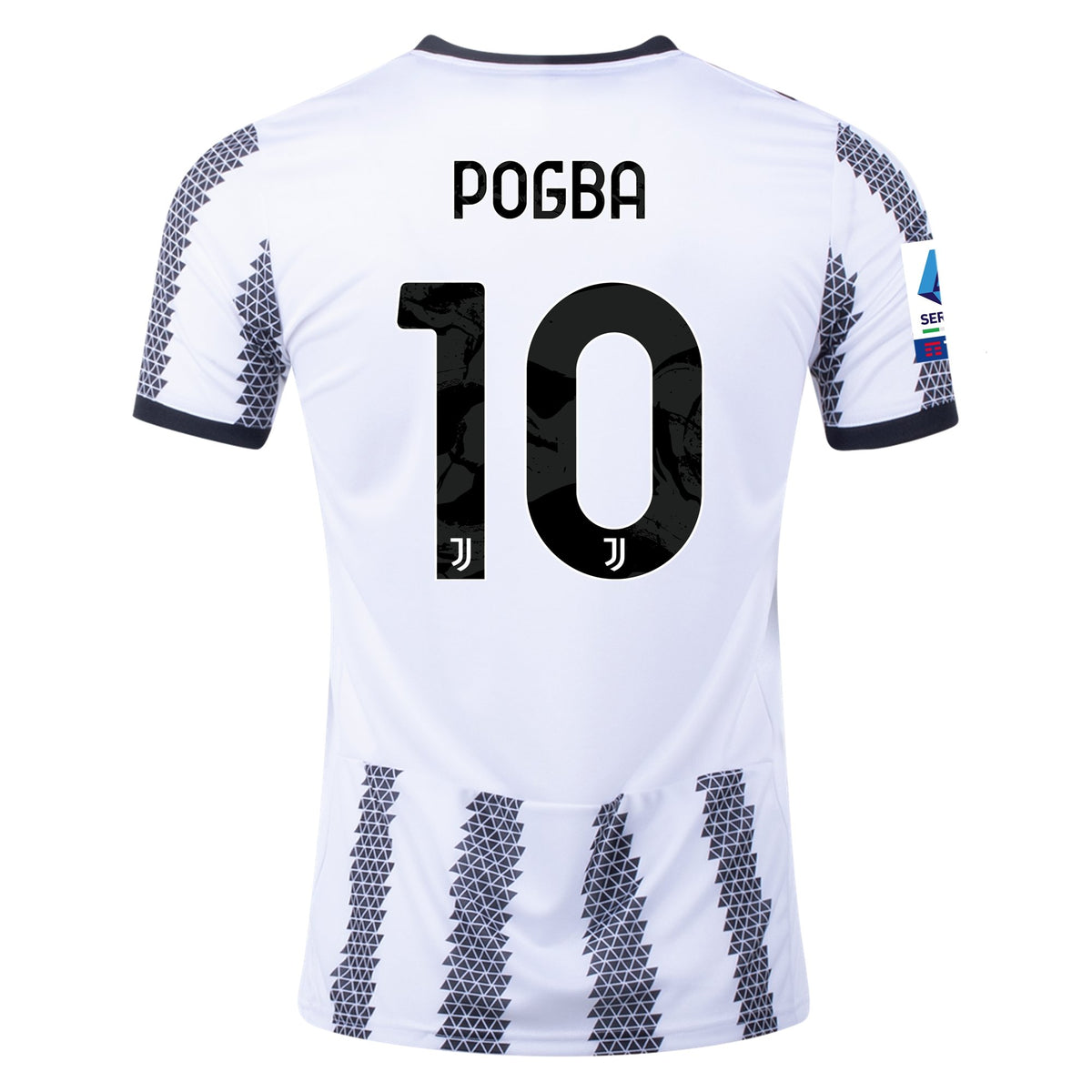 Men's Replica adidas Paul Pogba Juventus Home Jersey 2022/23