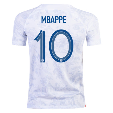 Men's Replica Nike Mbappe France Away Jersey 2022
