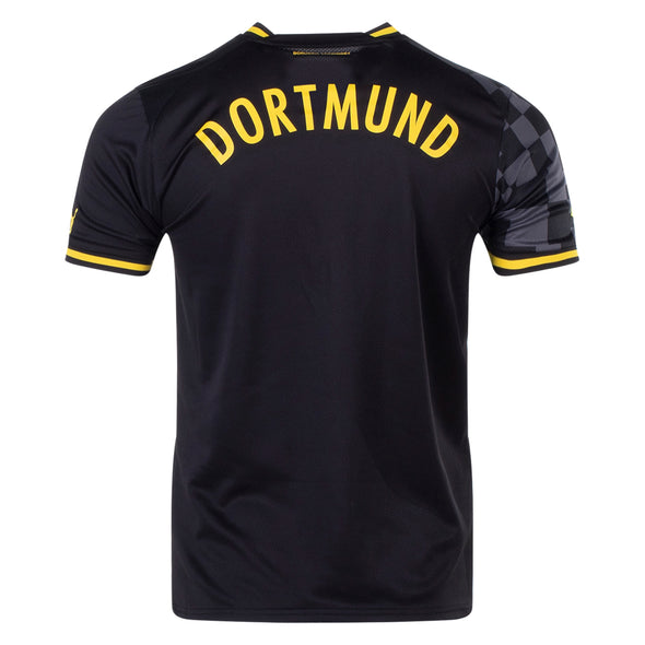 Men's Replica Puma Borussia Dortmund Away Jersey 22/23