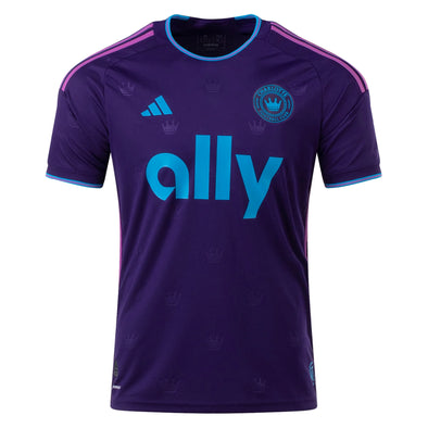Men's Authentic adidas Charlotte FC Away Jersey 2023