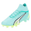 Puma Ultra Pro FG/AG Firm Ground Soccer Cleat - Peppermint/White/Yellow