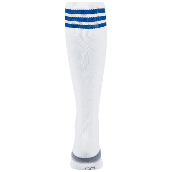 TSF Academy Copa Zone V Match Sock- White/Royal