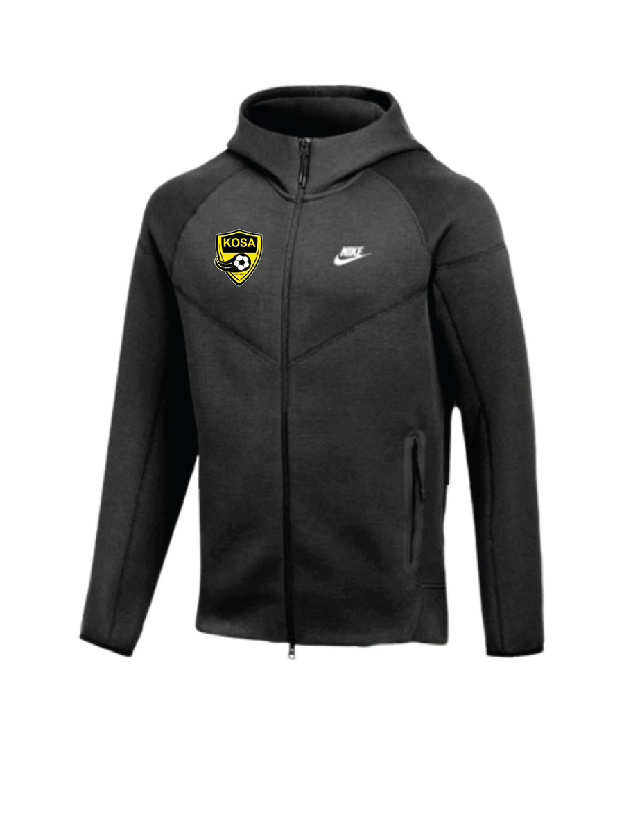 KOSA SC NOSA Nike Tech Fleece FZ Windrunner Black – Soccer Zone USA