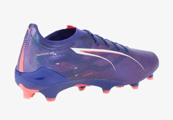 Puma Ultra 5 Ultimate FG/AG Firm Ground Soccer Cleat - Lapis Lazuli/White/Sunset Glow