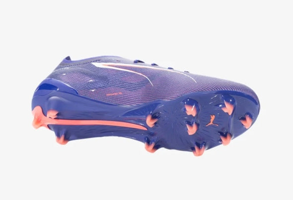 Puma Ultra 5 Ultimate FG/AG Firm Ground Soccer Cleat - Lapis Lazuli/White/Sunset Glow