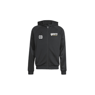 Saints adidas Tiro 25 Full-Zip Hoodie Black