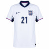 Big Kids' Nike Dri-FIT Soccer Mainoo England 2024 Replica Home Jersey