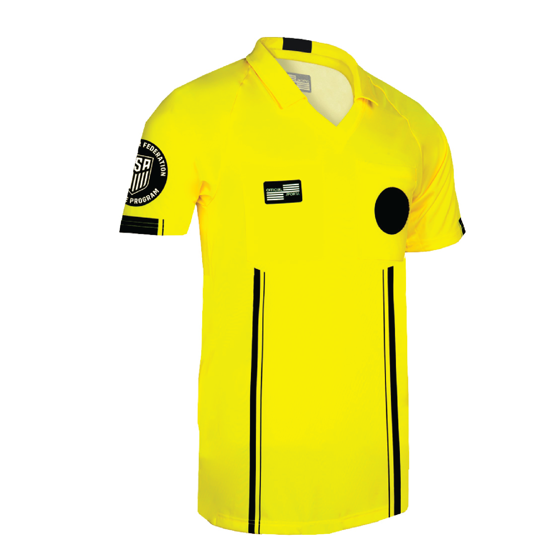 Official Sports USSF Economy SS Referee Shirt Yellow