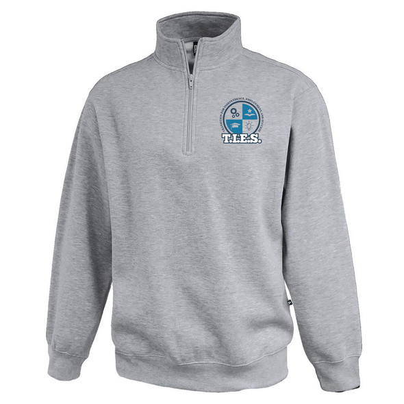 T.I.E.S. Pennant 816 Classic 1/4 Zip - GREY