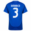 Women's Replica Adidas DiMarco Italy Home Jersey 2024