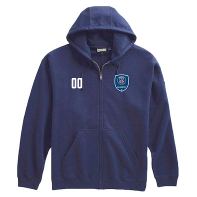 PSG Academy Chicago Badge Full Zip Hoodie Navy